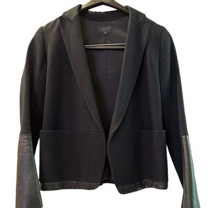 Theory Jacket with Leather details, size 0